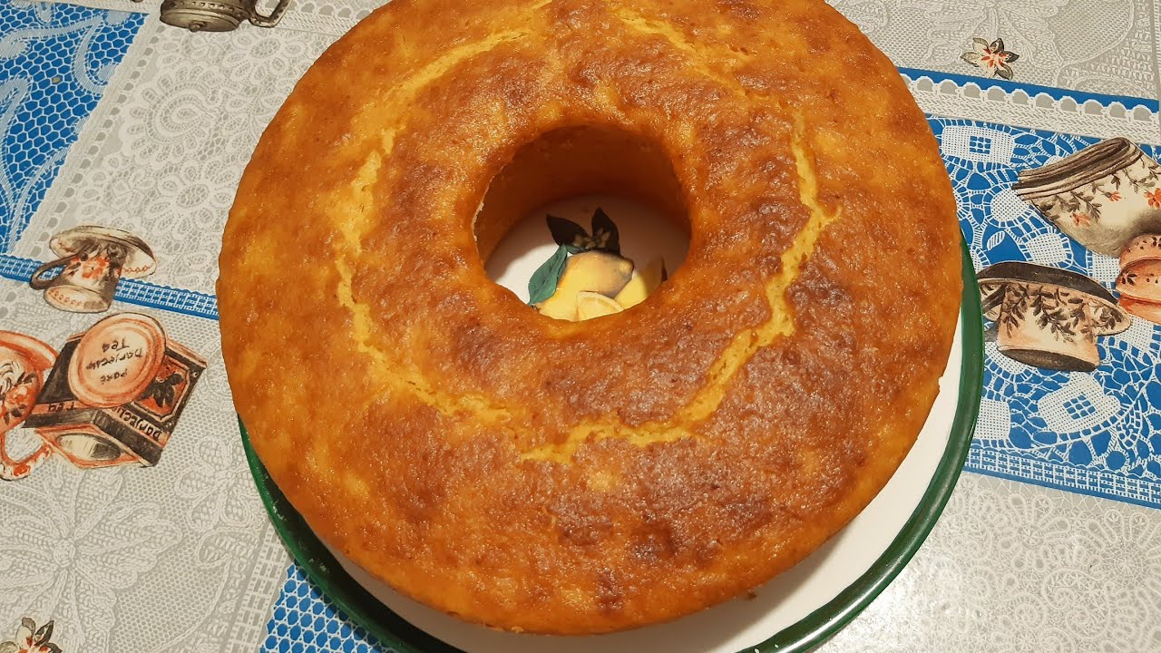 Bolo de fubá com iogurte  natural e parmesão a melhor receita #bolo #maravilhoso