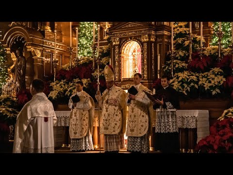 Live Stream - Christmas Midnight Pontifical Mass - Latin 2002 Missal - Dec. 25th
