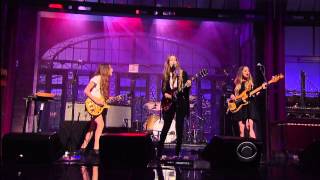 Haim - &quot;Forever&quot; 6/10 Letterman (TheAudioPerv.com)