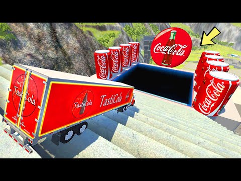 Cars vs Giant Coca-Cola Pool #2 – BeamNG.Drive