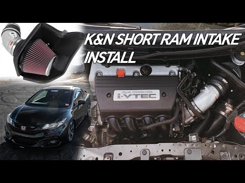9th Gen Civic K&N SHORT RAM INTAKE Install!