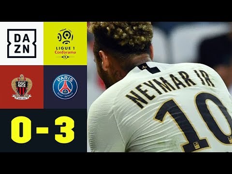 Neymar trifft doppelt und baut Tuchels Serie aus: OGC Nizza - PSG 0:3 | Ligue 1 | DAZN