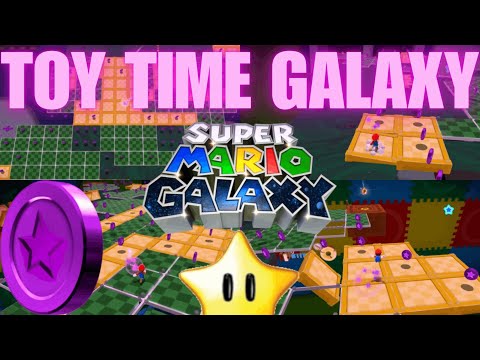 [Super Mario Galaxy] Toy Time Galaxy - Luigi's Purple Coins