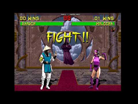 Mortal Kombat II Plus @ Fightcade 2 - nekro vs reptile (mk2) [4K/60fps]