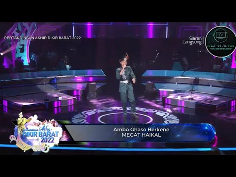 Persembahan Istimewa| Megat Haikal-Ambo Raso Berkene| Pertandingan Akhir Dikir Barat 2022