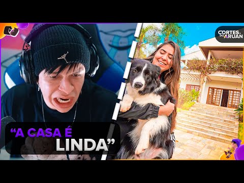 ARUAN REAGE: ESSA É A NOSSA NOVA MANSÃO HUNTERS!! (DANI NOBREGA) - Cortes do Aruan