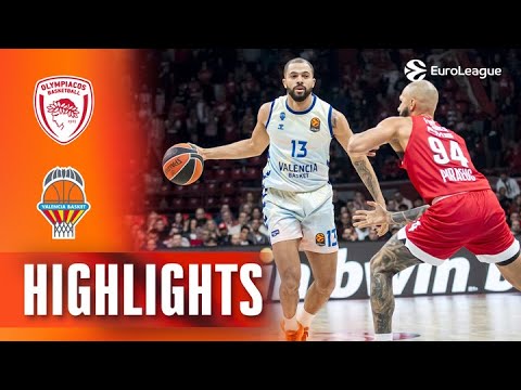 A FOURTH-Quarter Heist | Olympiacos - Valencia | R16 BASKETBALL HIGHLIGHTS 2025-26
