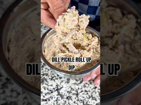 Spicy Pickle Roll Up Dip! The Best Dip Ever.