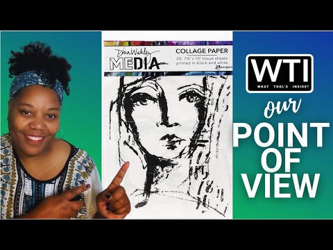 Ranger Dina Wakley Collage Tissue Paper - WTI product video review