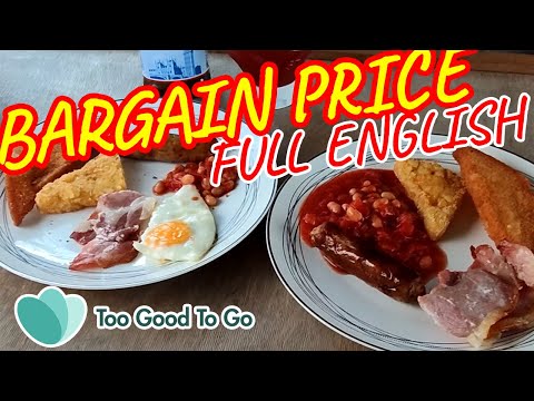 FULL ENGLISH BREAKFAST £2.79 Day 4 Cheap Eating For One Week #toogoodtogo App