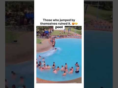 Those who jumped by themselves ruined it. 😍🤝