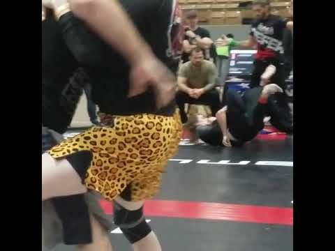 Justin Cavender in the finals of the NAGA Nashville 2029 expert super heavyweight division