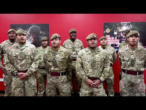 Fijian Soldiers is the British Army singing their  National Anthem