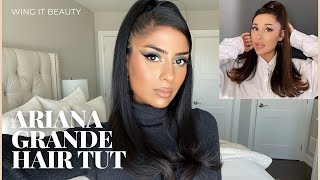 ARIANA GRANDE PONYTAIL HAIR TUTORIAL | WING IT BEAUTY