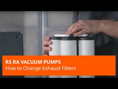 How to Change Exhaust Filters in R5 RA Vacuum Pumps