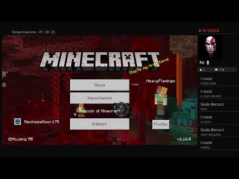 SERIE PRINCIPALE DI MINECRAFT 11!! ESPLORIAMO IL NUOVO MONDO DELLA 1.16(BELLISSIMOOOO)