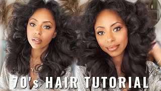 I SNAPPED😱 70s HAIR TUTORIAL/TRANSFORMATION! | Jessica Pettway