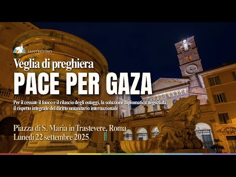 Veglia di preghiera: Pace per Gaza