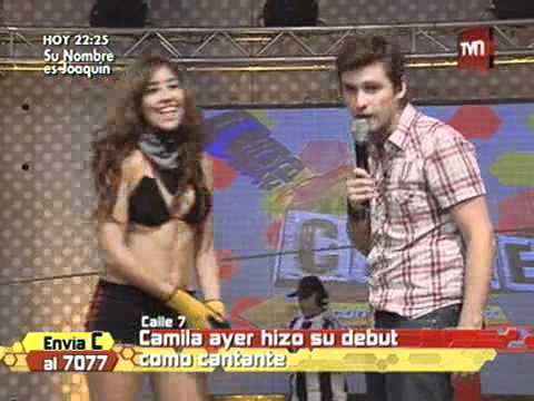 Calle7: Camila Andrade canta