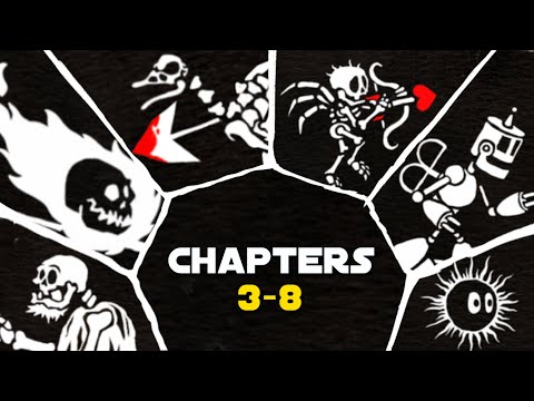 Pizza VS. Skeletons | Chapters 3-8 - All Gladiator Mode Levels