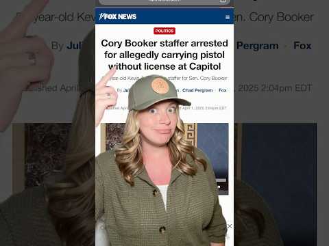 Booker Helped Staffer Brake Gun Laws at Capital?!? #2ndamendment #shortsvideo #shortsfeed #shorts Thumbnail