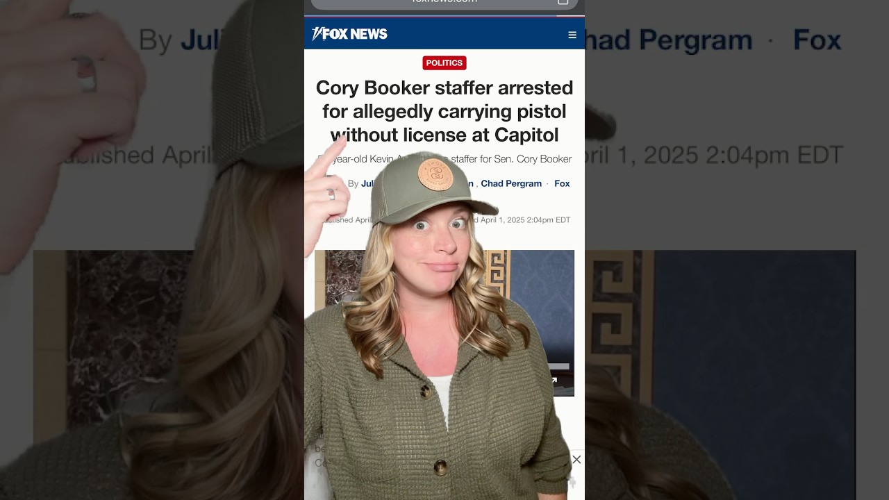 Booker Helped Staffer Brake Gun Laws at Capital?!? #2ndamendment #shortsvideo #shortsfeed #shorts