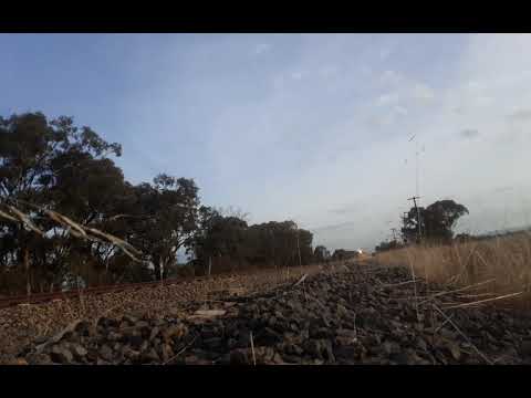 Triple 81s a BL and a G on a Down Pacific National grain train in North East Victoria