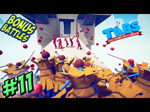 TABS - Apple Sensei, Lady Dynasty Revolver, Lightning Blast etc... Bonus Battles #11 Mods Gameplay