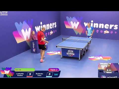 WINners CUP table 2  10.09 Lushchik Andrei - Rudenko Ivan  16:30