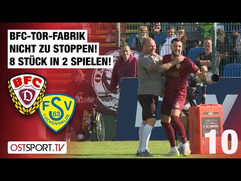 BFC-Tor-Fabrik nicht zu stoppen! 8 Tore in 2 Spielen: BFC - Luckenwalde | Regionalliga Nordost