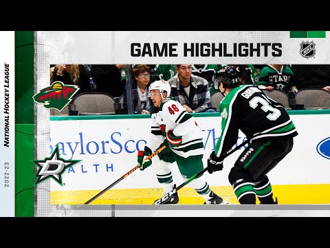 Wild @ Stars 12/4 | NHL Highlights 2022