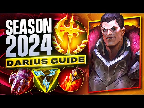 In-Depth Darius Guide Season 2024 - How To Climb As Darius - Season 14 Darius Gameplay