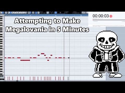 Attempting to Make Megalovania in 5 Minutes || Shady Cicada