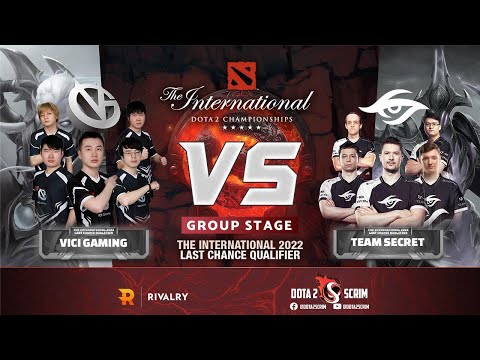 Vici Gaming vs Team Secret - The International 2022: Last Chance Qualifier - Group Stage - BO2