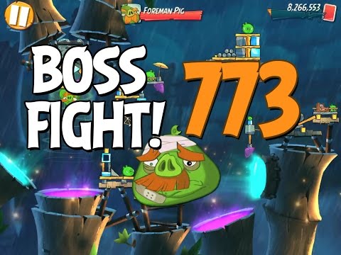 Angry Birds 2 Boss Fight 107! Foreman Pig Level 773 Walkthrough - iOS, Android