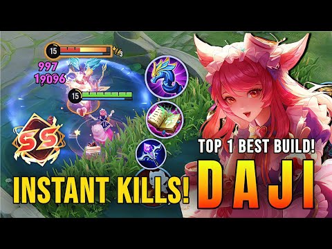 INSTANT KILL!! Daji’s Unreal Burst Magic Damage Mid Laner – Top 1 Best Build in Honor of Kings