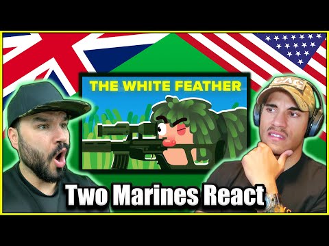 Two Marines React - The Most Hardcore American Sniper (Whitefeather)