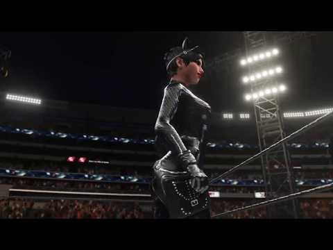 WWE 2K18 Catwoman, Harley Quinn, Poison Ivy, Huntress - Gotham Fatal 4-Way
