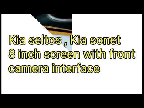 Kia creta oe radio frunt camera interface