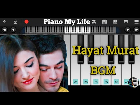 Hayat-Murat bgm piano tutorial | PLMK | ALA | Haymur | Hande ercel-Burak deniz |  Piano My Life