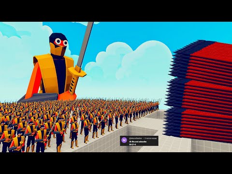 100x SCORPION + 2x GIANT vs 3x EVERY GOD   Totally Accurate Battle Simulator TABS