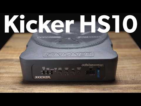 Kicker HS10 Hideaway™ powered subwoofer | Crutchfield