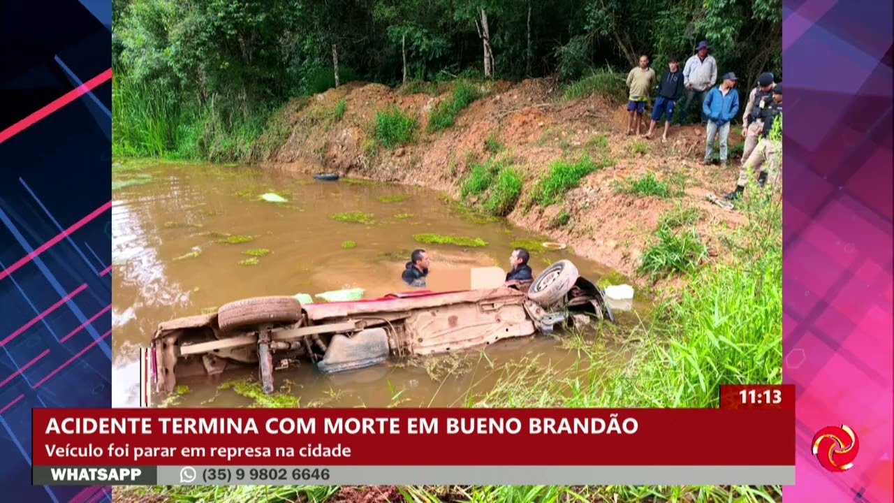 Acidente grave termina com morte na zona rural de Bueno Brandão