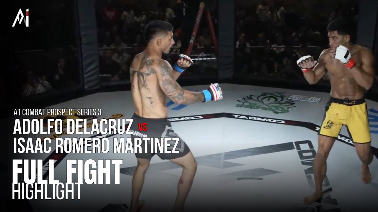 Adolfo De La Cruz vs Isaac Romero Martinez | Amateur Lightweight Bout | A1 Combat Prospect Series 3