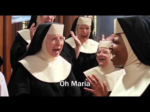 Sister Act (1992) - "Oh Maria" - Video/Lyrics (HD)