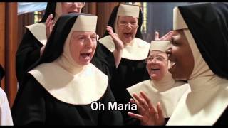Sister Act (1992) -  Oh Maria  - Video/Lyrics (HD)