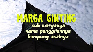 Download lagu Merga GINTING dan Cabang Marganya pada Orang Suku Karo mp3