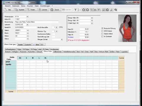 Hinweis auf den nächsten Liefertermin in den Artikeldetails  / DdD COWIS – Warenwirtschaft