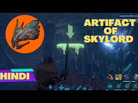 How to complete skylord cave easy way | ark survival evolved mobile | cave | artifact