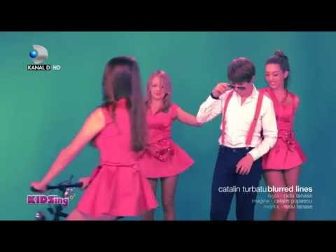 Catalin Turbatu canta Blurred Lines - Videoclip Finala - KIDSing 2014